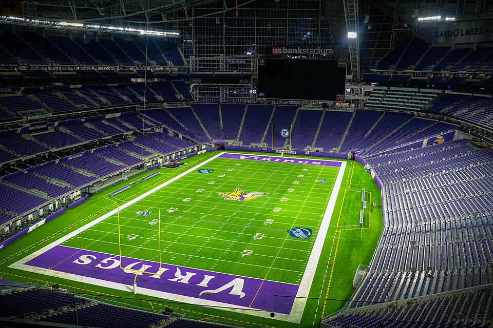 The home of the Minnesota Vikings.